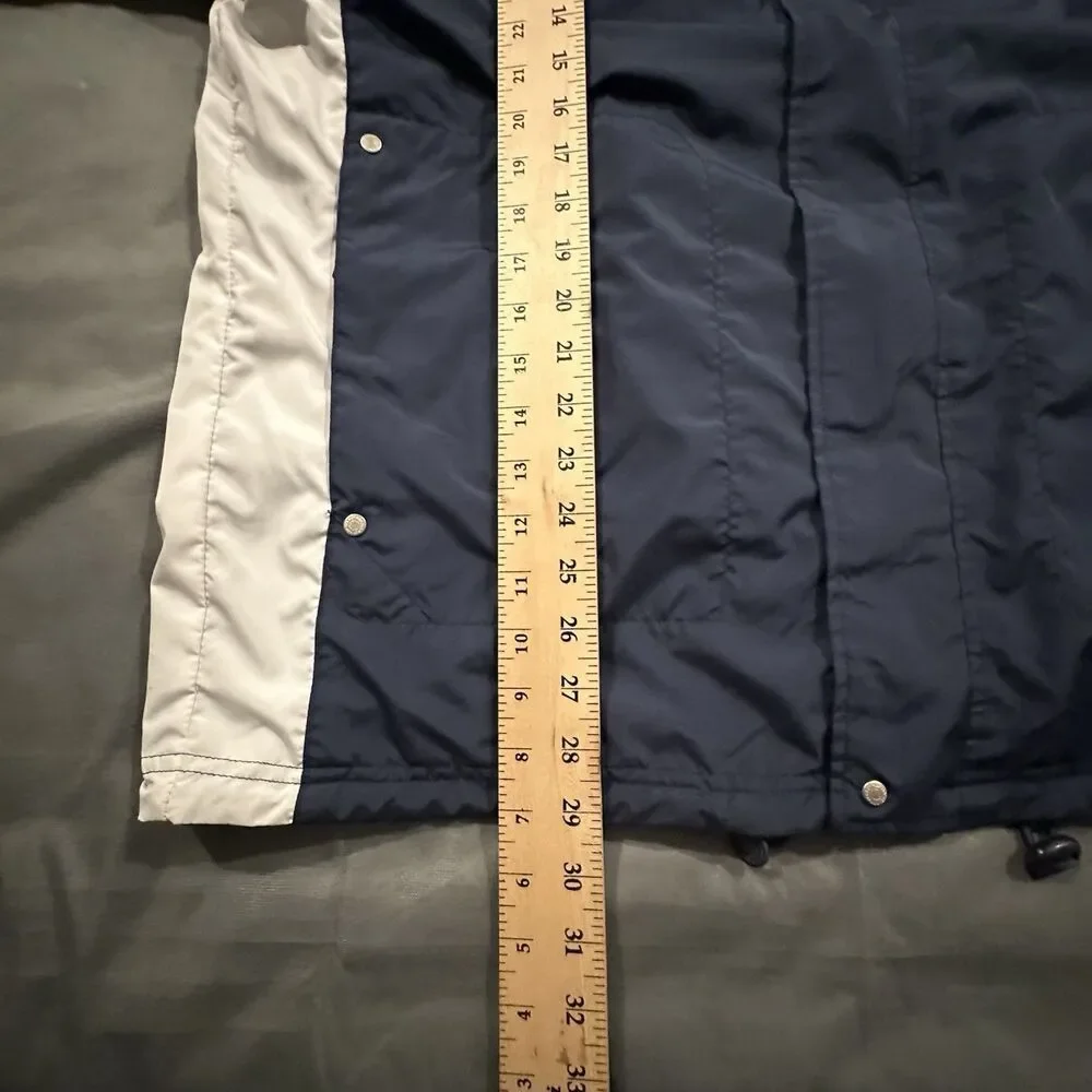 Vintage Reebok Hockey Reversible Windbreaker Jacket Fleece Lined Everblades Mens